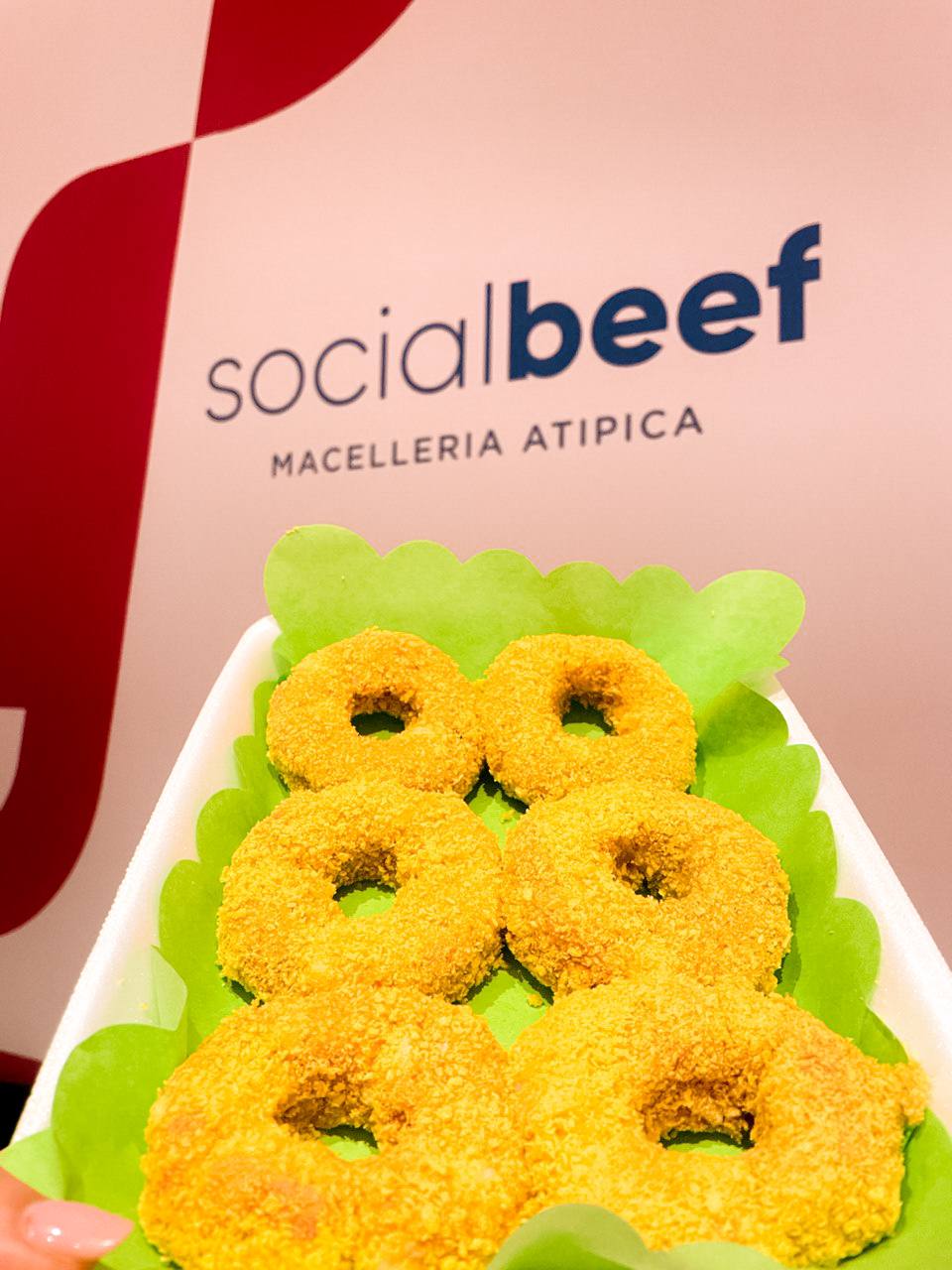 Ciambelle di pollo Rivestite di panatura croccante ( anche Gluten Free)