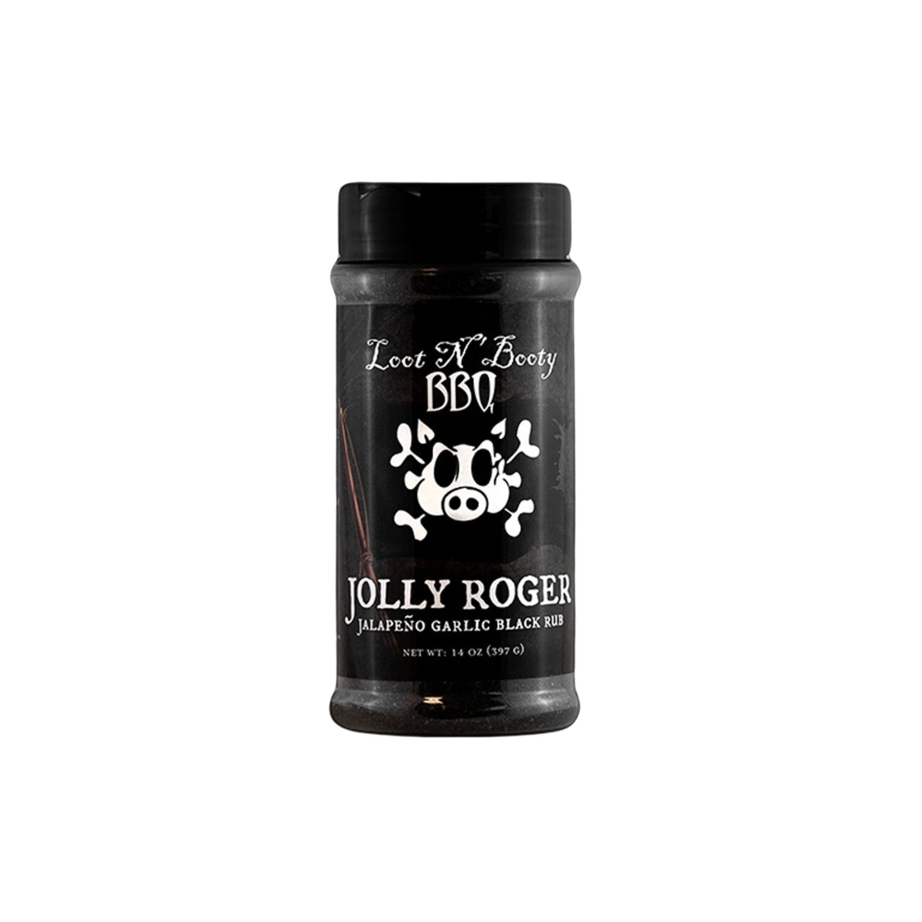 RUB LOOT N’BOOTY BBQ JOLLY ROGER - NERO, SORPRENDENTE CON JALAPENO E AGLIO
