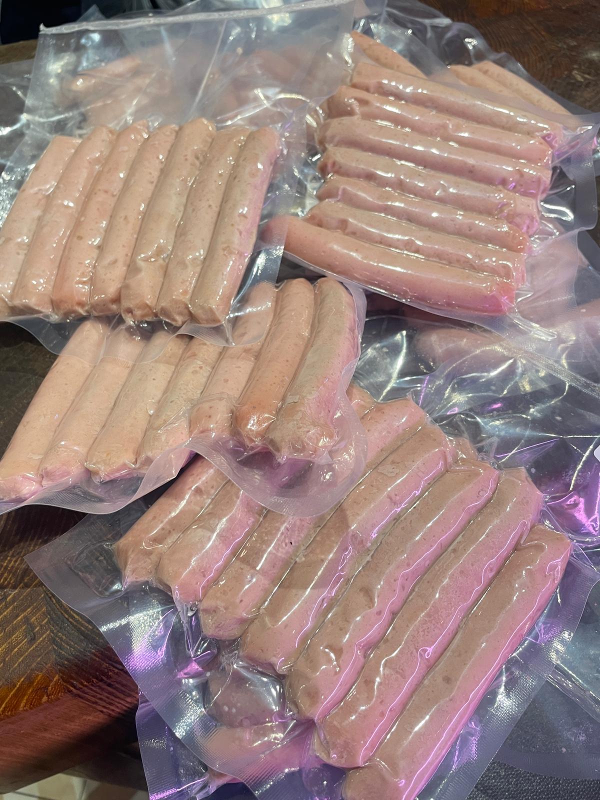 Würstel artigianali con carne di maiale italiano (6/7 pz)